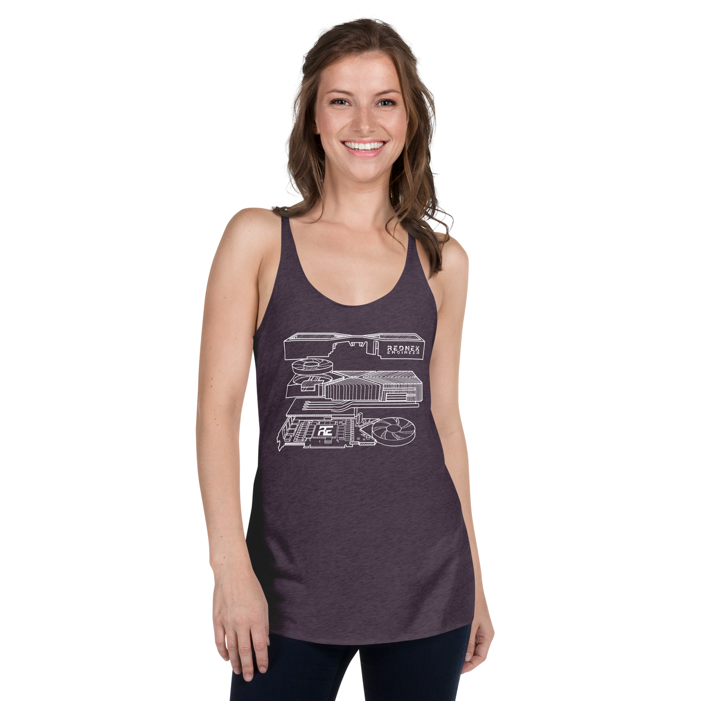 Women's RE 'Blueprint' Racerback Tank