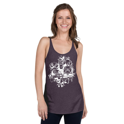 Women's 'Controller Splash' Racerback Tank