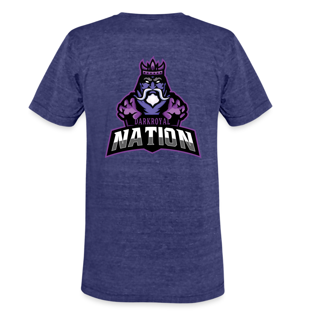 Adult Dark Royal Nation Tri-Blend T-Shirt