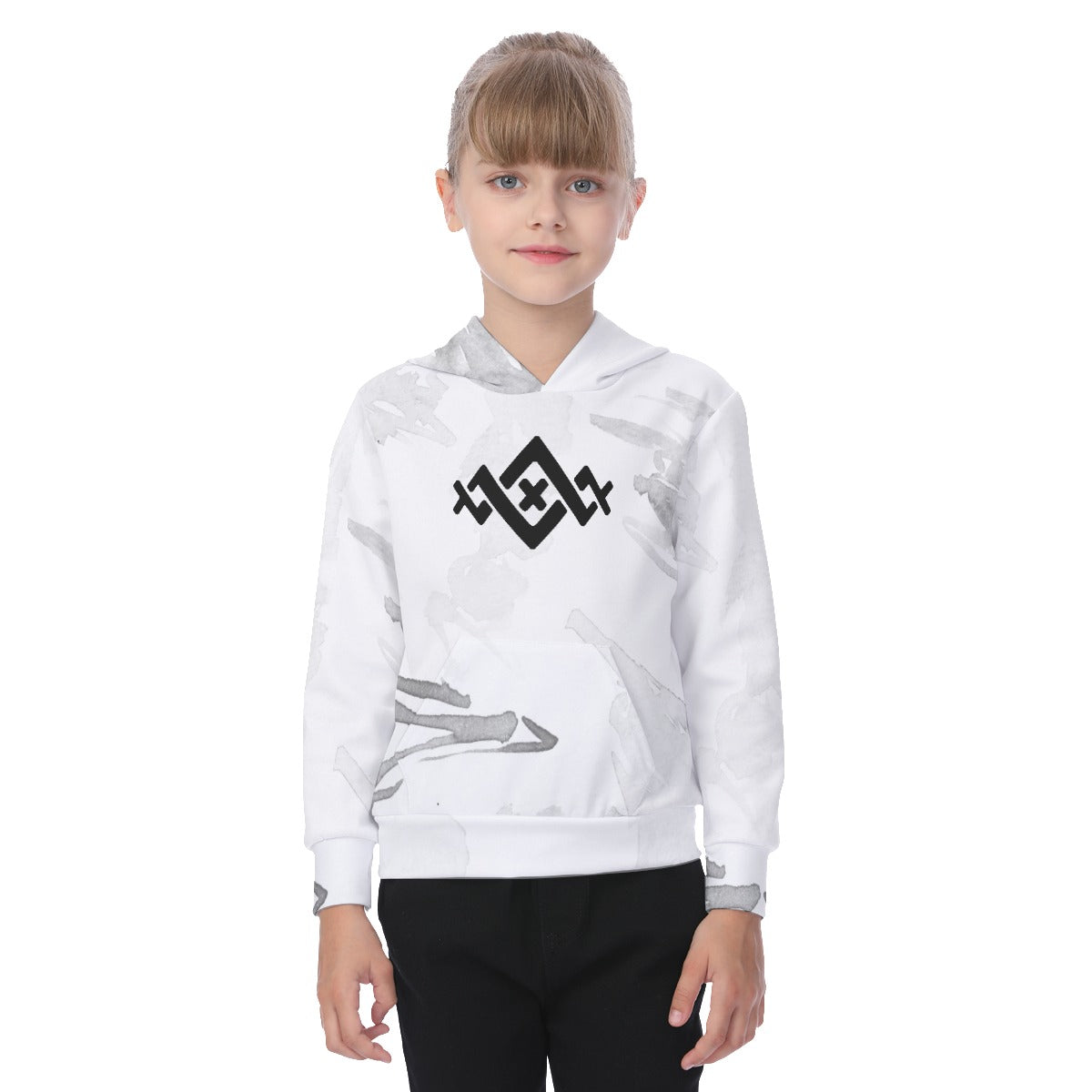 Youth All Over Print Heavy Fleece Hoodie