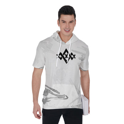 Men's All Over Print Hooded T-shirt