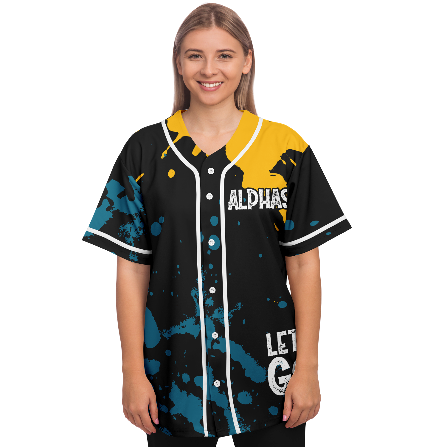 Women's Baseball Jersey (AOP)