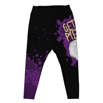 PiePie Paintings Women's AOP Plus Size Leggings